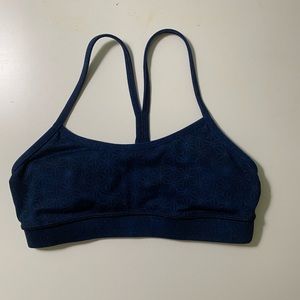 Lululemon Blue Printed Sports Bra